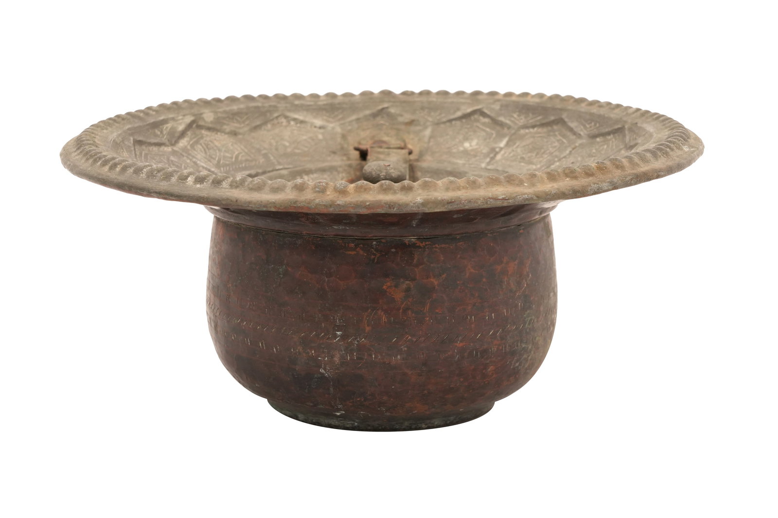 A TINNED COPPER BASIN Possibly Afghanistan, 19th century (1 of 7)