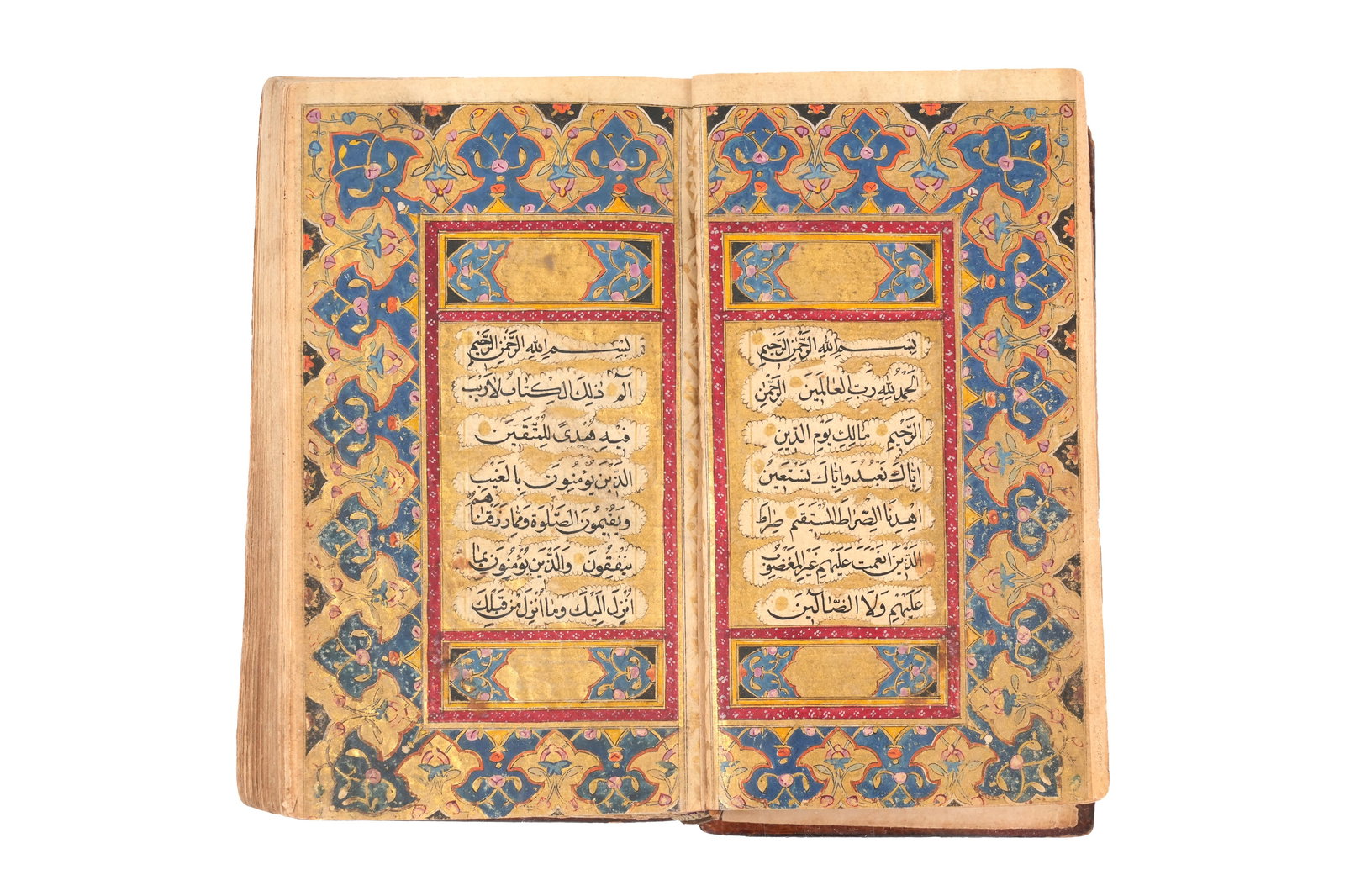 A SAFAVID QUR'AN Iran, dated 1084 AH (1674 AD) (1 of 7)