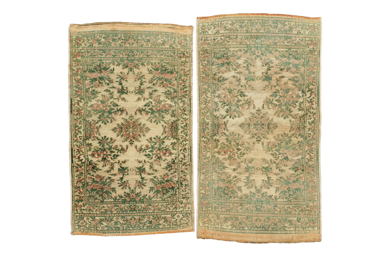 A PAIR OF OTTOMAN ÇATMA CUSHION COVERS (YASTIK YÜZÜ) Ottoman Turkey, 19th century (1 of 7)