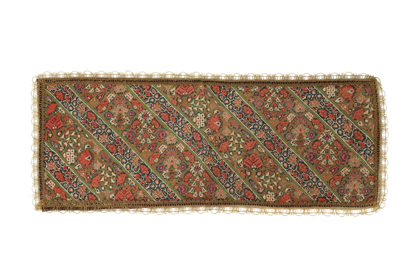 A FRAGMENT FROM PERSIAN WOMEN'S TROUSERS (NAKSHE) Iran, late 19th century (1 of 6)