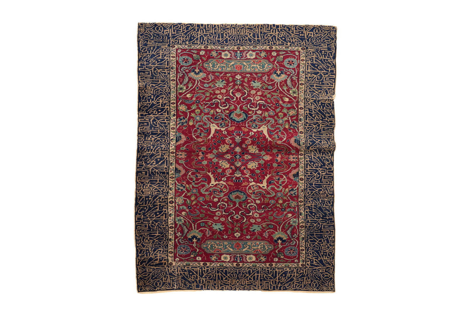 A LARGE PERSIAN STYLE RUG Possibly Pakistan, late 19th century (1 of 5)