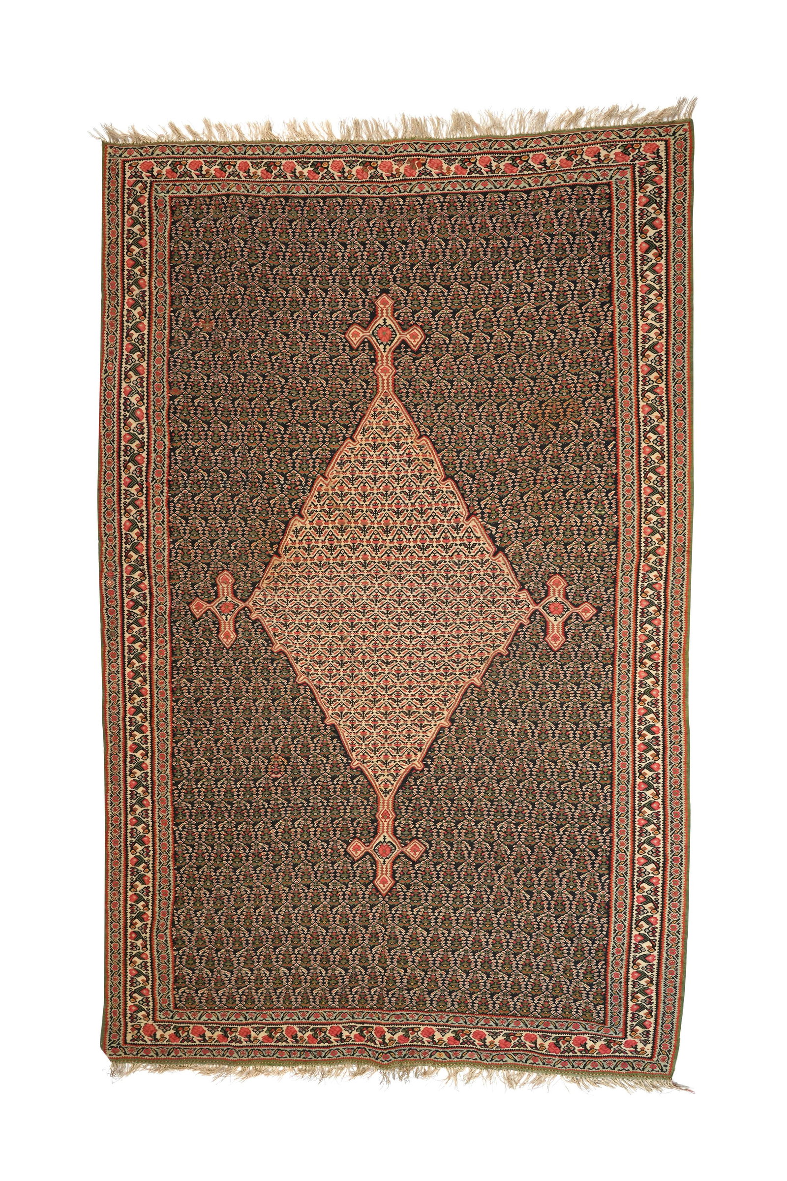 A SENNEH KILIM West Persia, early 20th century (1 of 9)