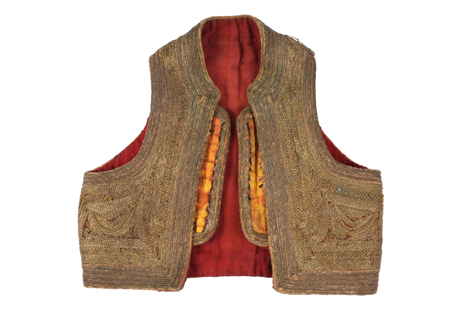 AN OTTOMAN BALKANS EMBROIDERED CHILD'S WAISTCOAT (JELEK) Ottoman Balkans, 19th century (1 of 5)