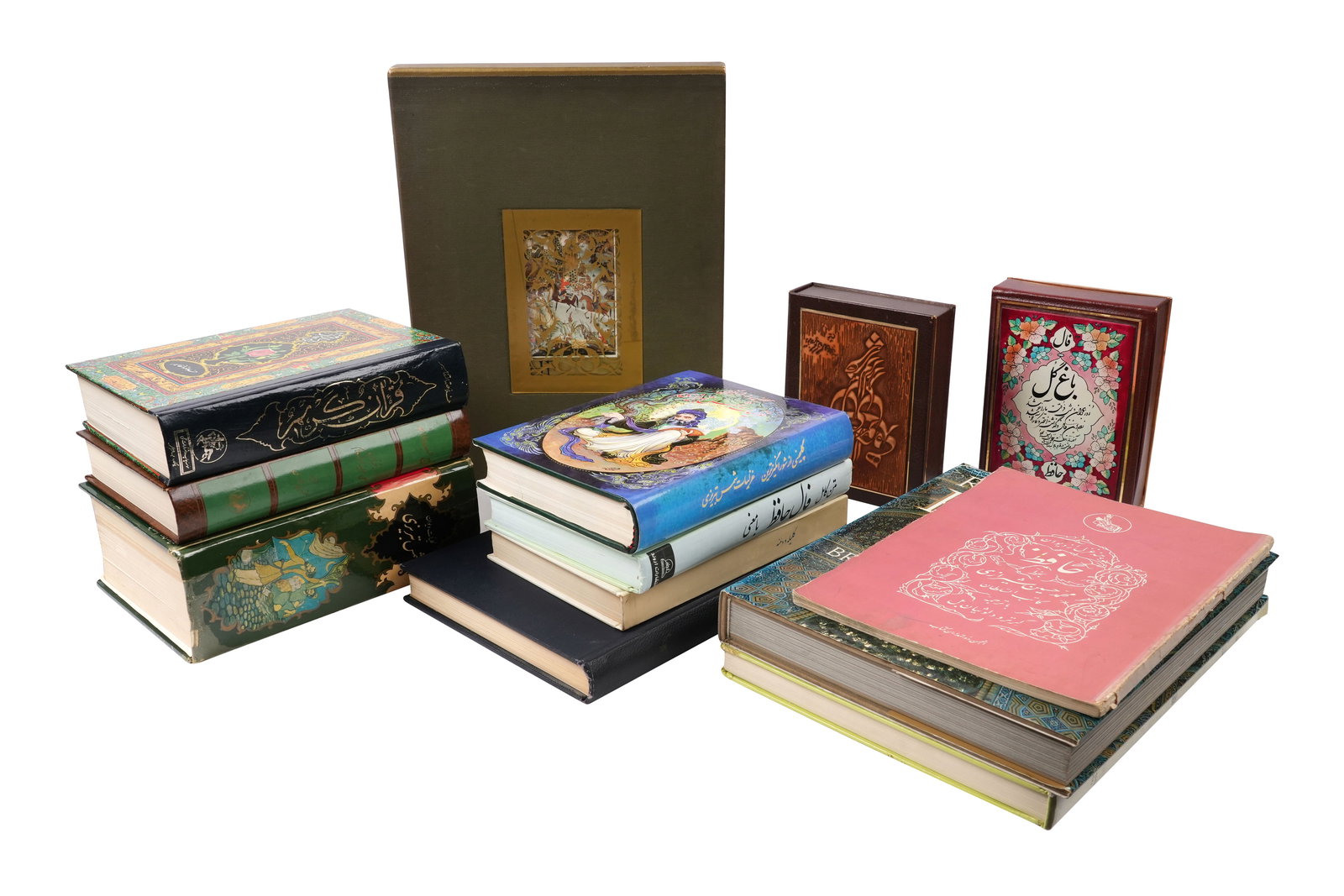 THIRTEEN MODERN BOOKS CONCERNING THE ART AND POETRY OF IRAN, AS WELL AS THE QUR'AN AND STUDIES OF (1 of 3)