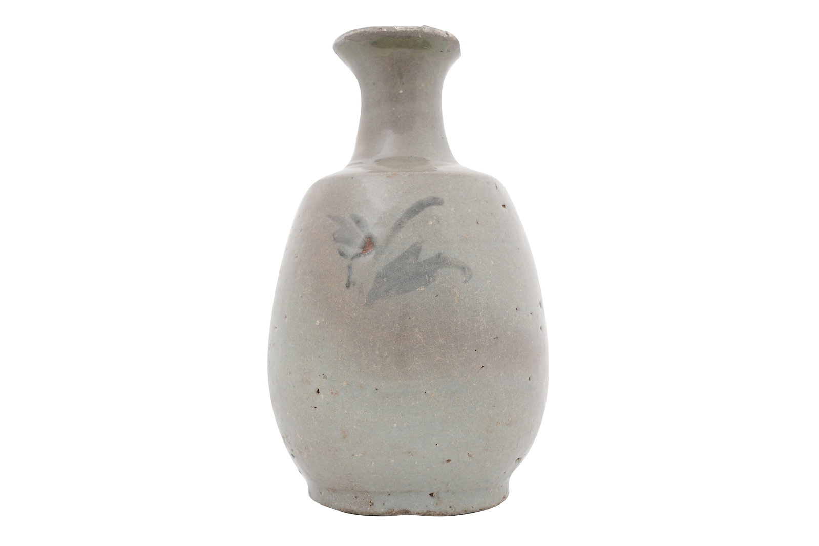 A KOREAN POTTERY BOTTLE VASE Goryeo dynasty, 14th century (1 of 5)