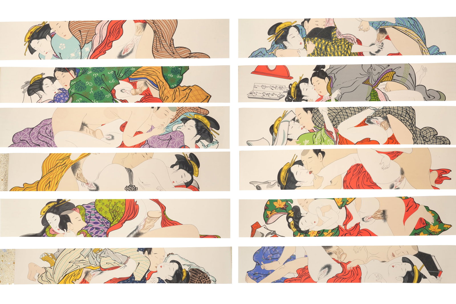 A JAPANESE SHUNGA HANDSCROLL Modern (1 of 16)