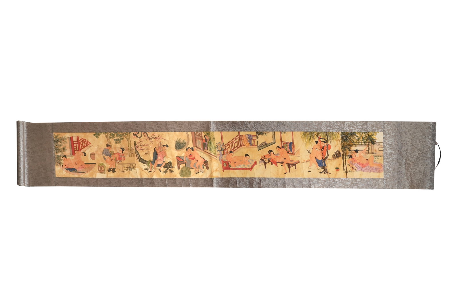 A CHINESE EROTIC HANDSCROLL PRINT Modern (1 of 4)