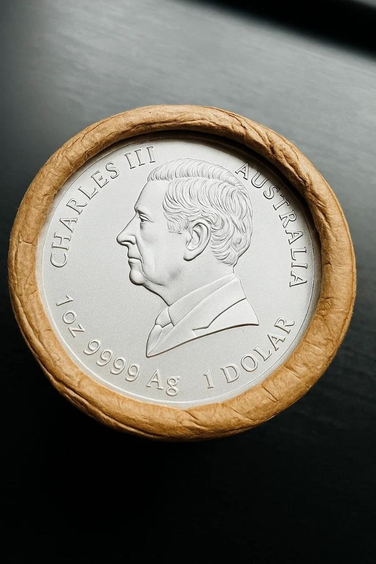 BU $10 2025 1 oz Silver Lunar Snake BU Australian Perth Mint ROLL (1 of 2)