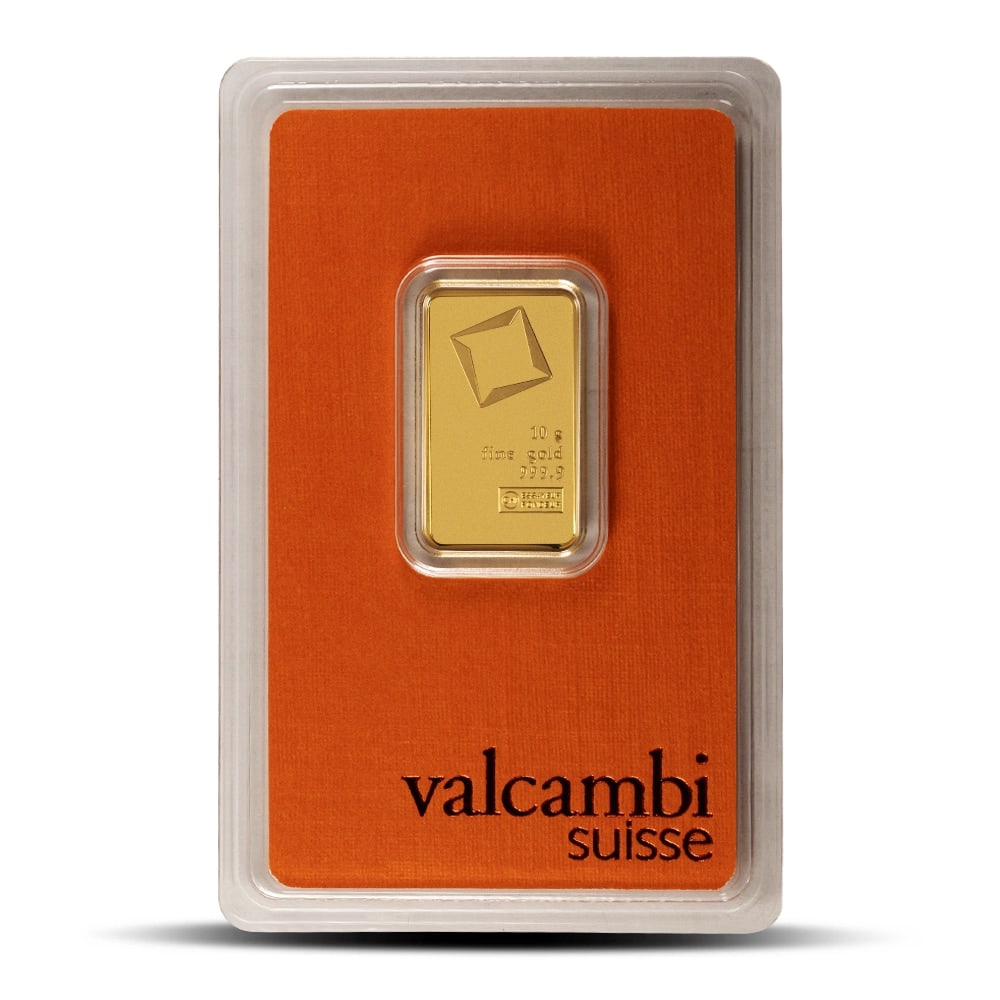 10 Gram Valcambi Gold Bar (New w/ Assay) (1 of 2)