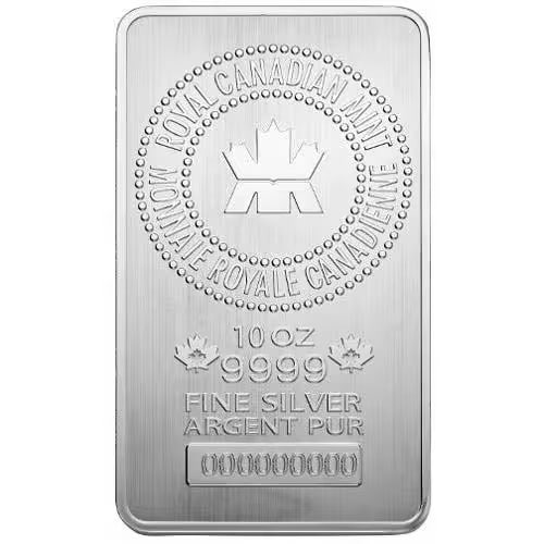 Royal Canadian Mint 10 oz Silver Bar (1 of 2)