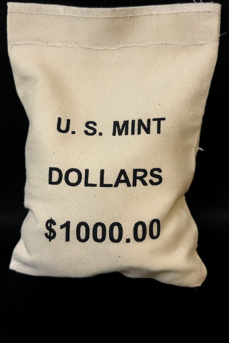 BU $1000 Peace Mixed Silver dollar sealed bag. (1 of 1)