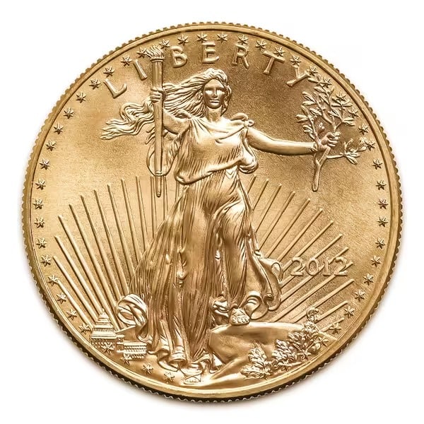 2012 American Gold Eagle 1/2 oz Uncirculated (1 of 2)