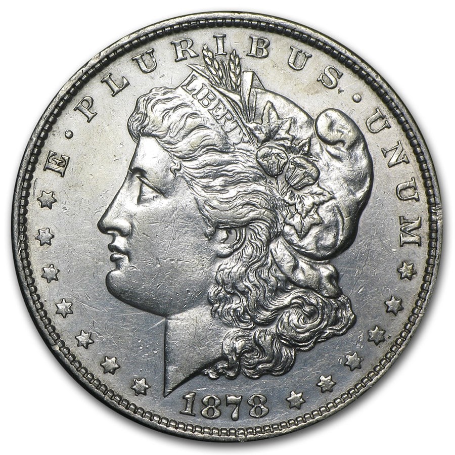 Morgan Silver Dollar Uncirculated 1878 8TF (1 of 2)