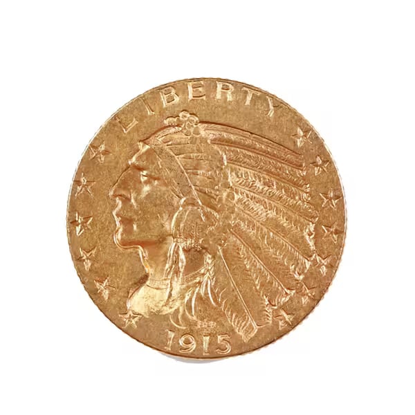 $5 Gold Indian 1915 Extra Fine (1 of 2)