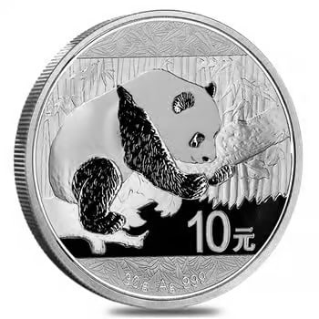 2016 30 Gram Chinese Silver Panda 10 Yuan .999 Fine BU (1 of 2)
