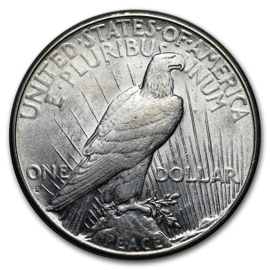 1926 - S- MS-62+ Peace Dollar-Non Graded - 2