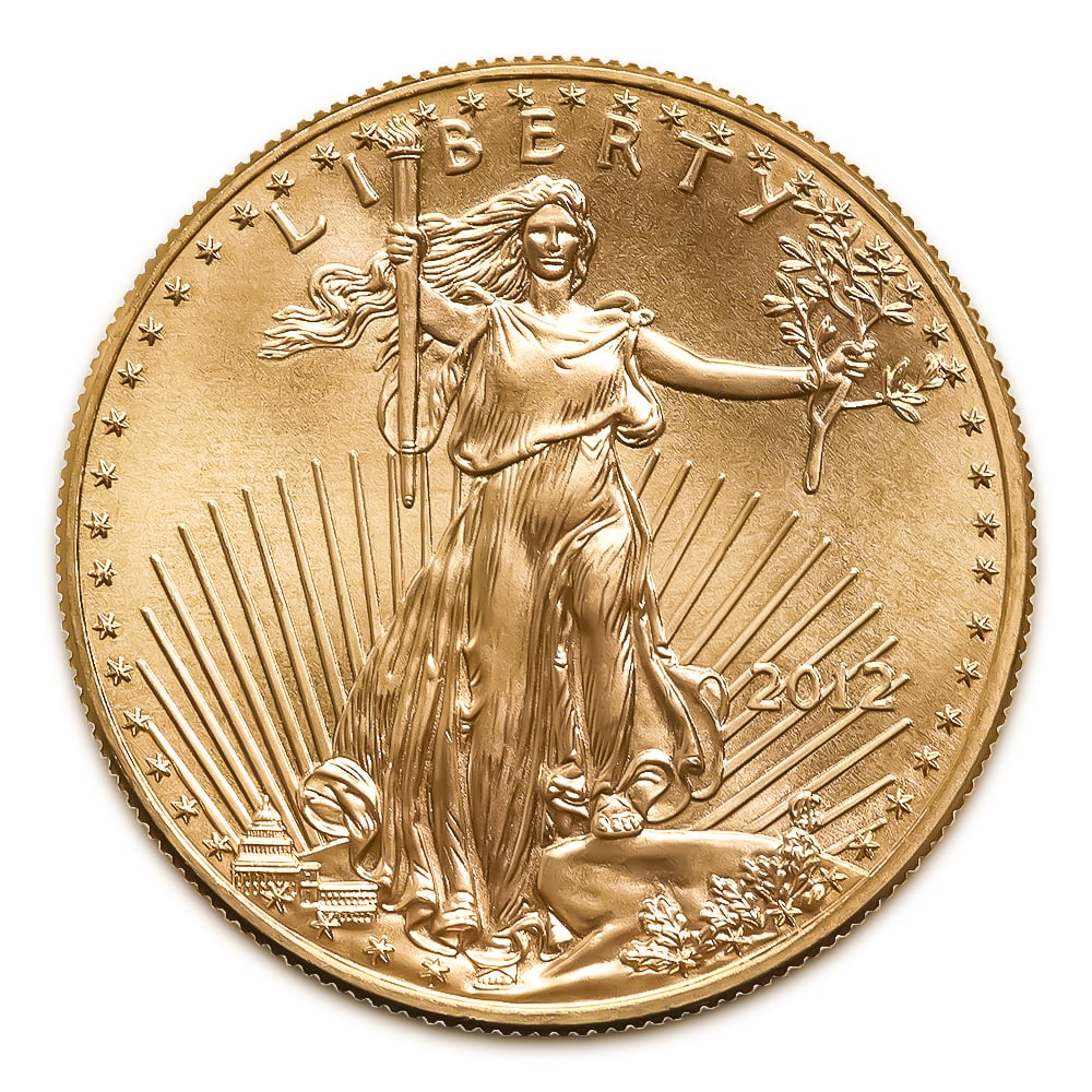 2012 American Gold Eagle 1/2 oz Uncirculated (1 of 2)