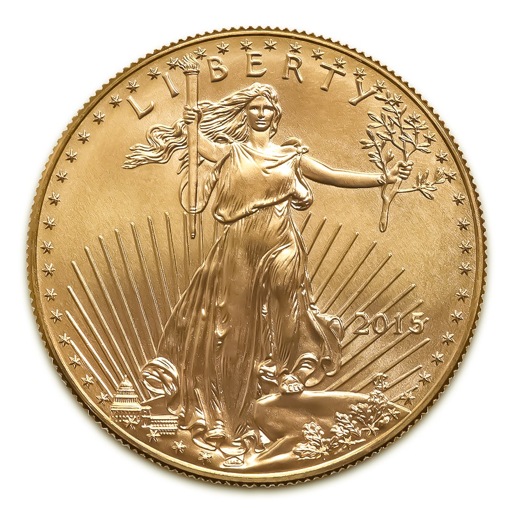 2015 American Gold Eagle 1/2 oz Uncirculated (1 of 2)