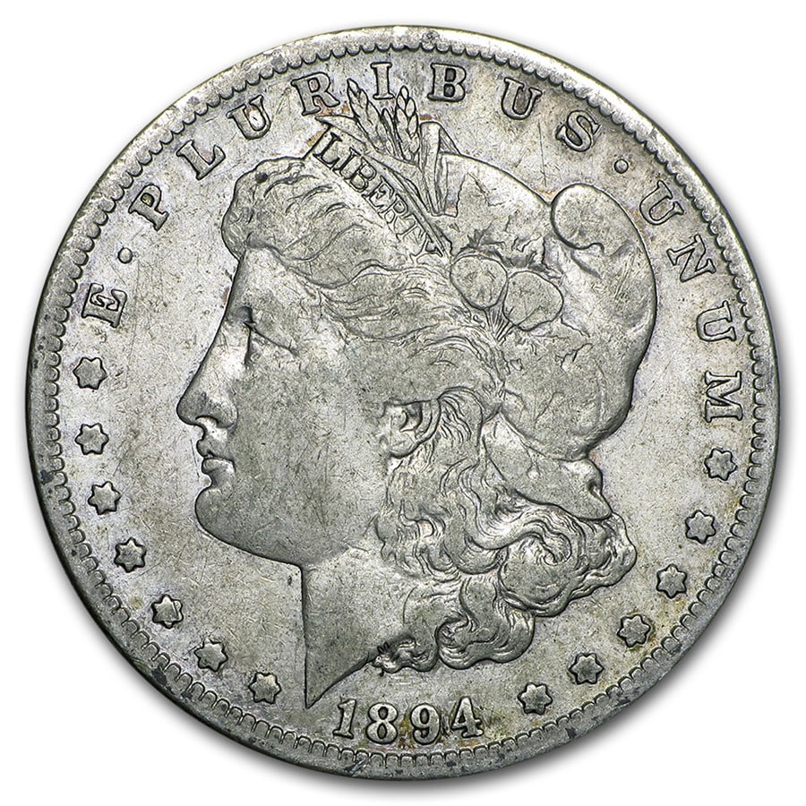 Morgan Silver Dollar Fine Condition 1894-S (1 of 2)