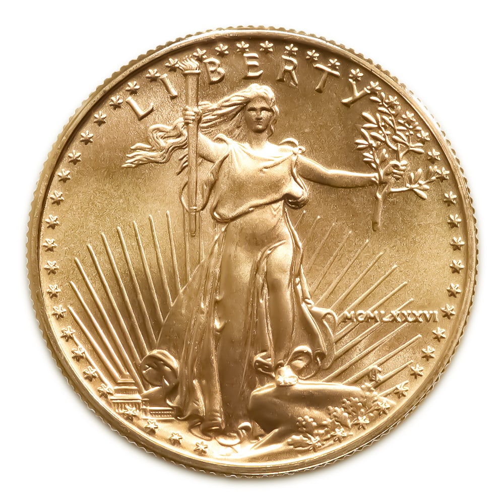 1986 American Gold Eagle 1/2 oz Uncirculated (1 of 2)