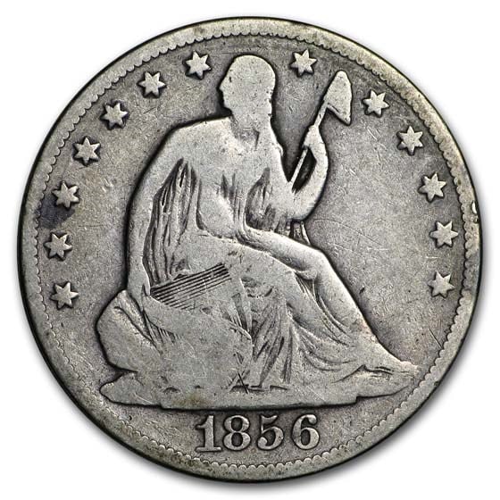 Seated Liberty Half Dollar Very Good 1856-O (1 of 2)