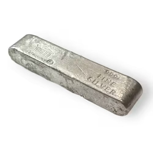 Vintage 6.14 oz Academy Cast Silver Bar .999 - 2