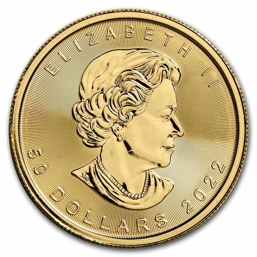 2022 Canada 1 oz Gold Maple Leaf BU (1 of 2)