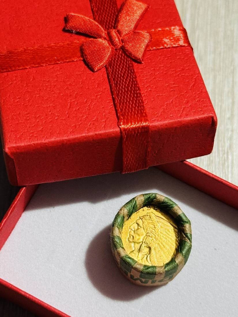 10 QTY $10 indian Head Gold Roll BU Stock Photo (1 of 1)