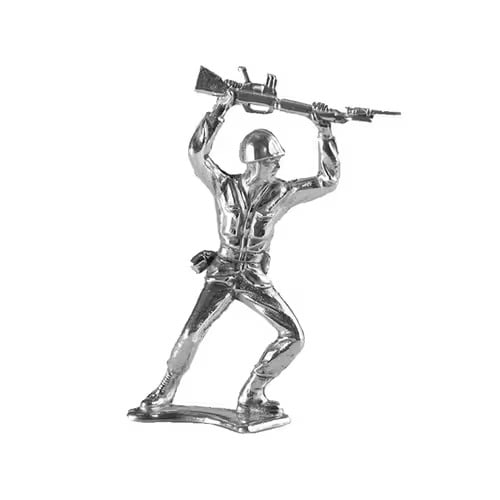 Classic Bayonet Silver Toy Soldier | 1 oz .999 Fine Silver Army Men (1 of 2)