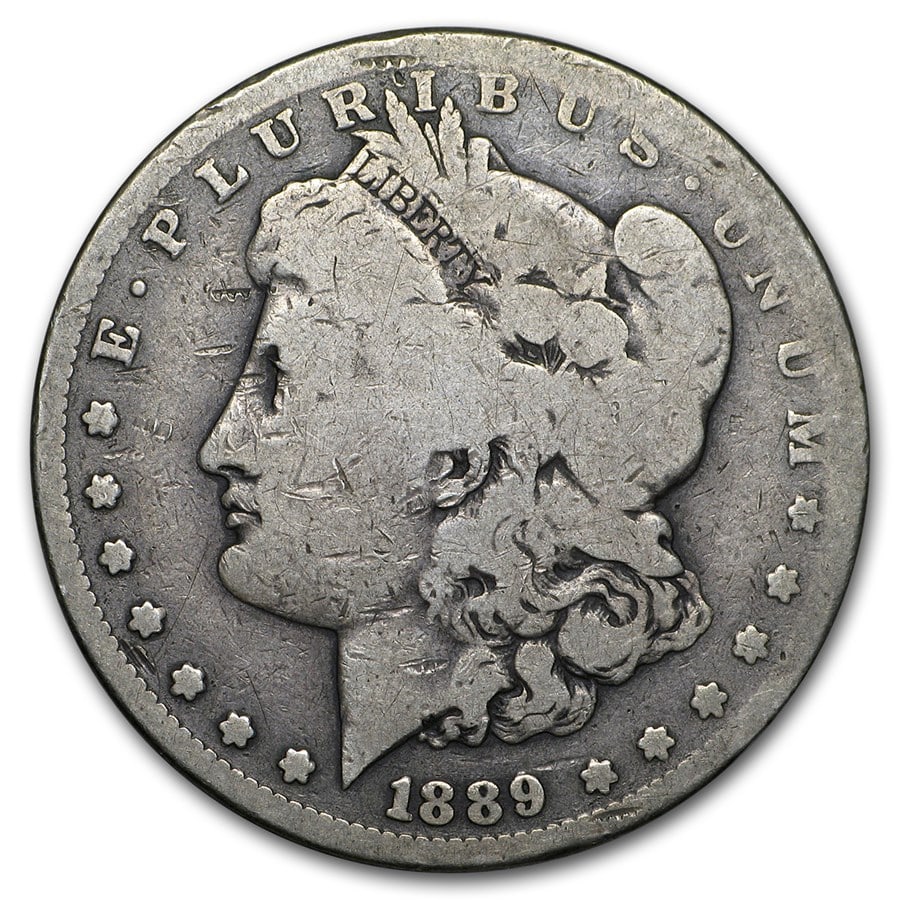 Morgan Silver Dollar Good 1889-CC (1 of 2)