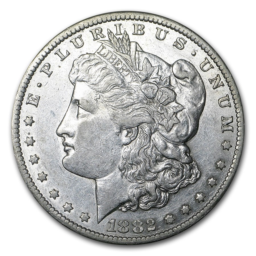 1882-CC MS-61+ Morgan Dollar-Non Graded: The 1882-CC Morgan Dollar MS-61+ from the legendary Carson City Mint carries exceptional Western heritage and collector prestige. Struck in 90% silver, this sought-after “CC” issue offers hist