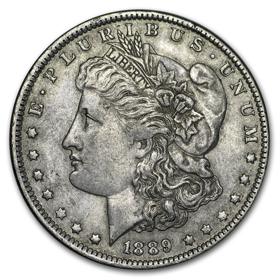 1889-O Morgan Dollar: The 1889-O Morgan Dollar highlights classic New Orleans mint character with solid detail and collector appeal. Struck in 90% silver, this date remains popular in circulated and Mint State grades.