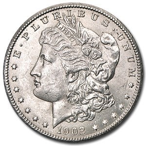 1902-O Morgan Dollar Cracked From Roll: The 1902-O Morgan Dollar (Cracked From Roll) offers vibrant luster and clean surfaces from the New Orleans Mint. A desirable late-series 90% silver issue.
