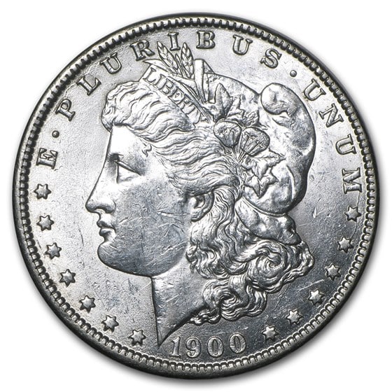 Morgan Silver Dollar AU-UNC 1900-O/CC (1 of 2)