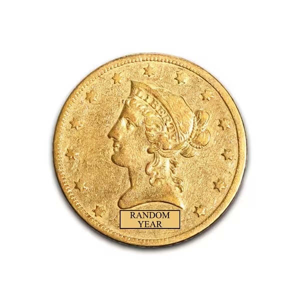 Early Gold Bullion $10 Liberty Extra Fine (1 of 2)