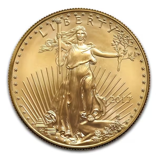 2017 American Gold Eagle 1 oz Uncirculated (1 of 2)