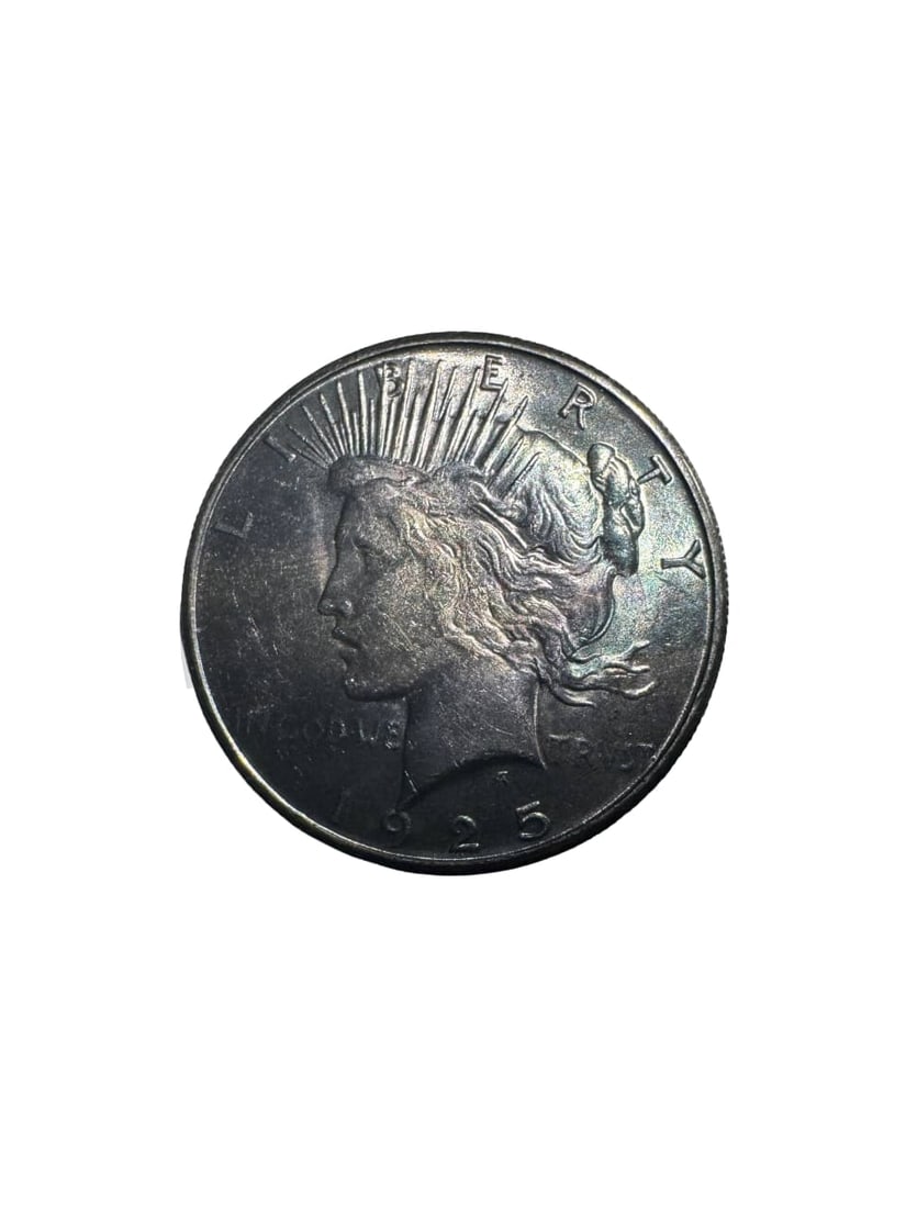 1925 - S Peace Dollar Toned (1 of 2)