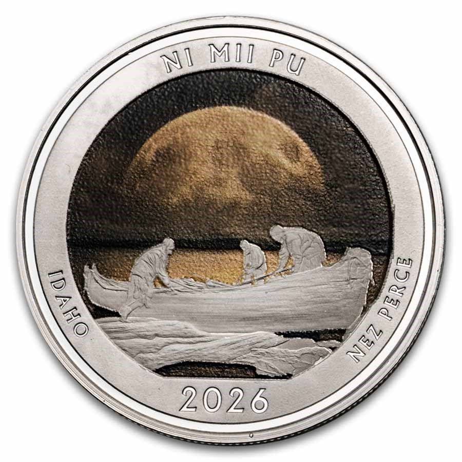 2026 1 oz Silver NATB Idaho River of No Return Wilderness (Color) (1 of 2)