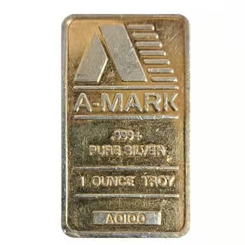 1 oz A-Mark Vintage Silver Bar .999 Fine (1 of 2)