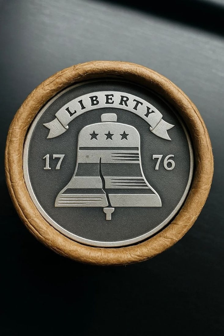 BU $20 1 oz Asahi Liberty Bell Silver Round .999 Fine ROLL: This original Brilliant Uncirculated (BU) sealed roll contains 20 Asahi Liberty Bell silver rounds, each struck in 1 troy ounce of .999 fine silver. These rounds feature the iconic Liberty Bell design