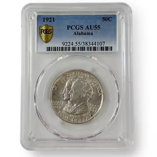 Certified Commemorative Half Dollar Alabama AU55 PCGS (1 of 2)
