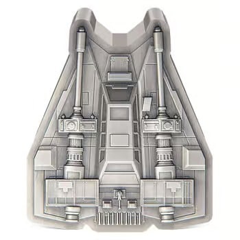 2023 Niue 3 oz Star Wars Snowspeeder Silver Coin: The 2023 Niue 3 oz Silver Snowspeeder Coin is a larger-format collectible inspired by Star Wars. Crafted in .999 fine silver, it features detailed high-relief design. The increased weight enhances bot