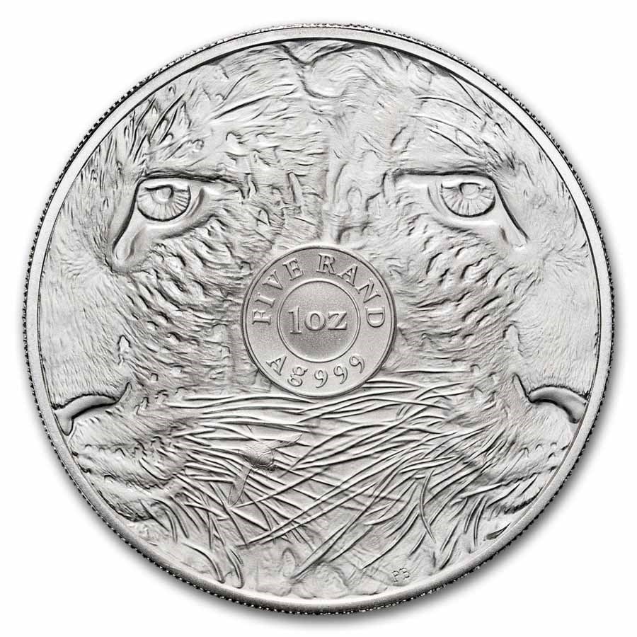 2026 South Africa 1 oz Silver Big Five Leopard BU (Blister Pack) (1 of 2)