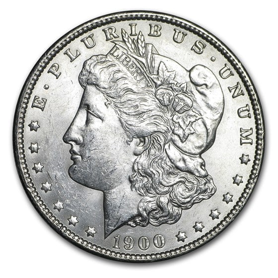1900- Morgan Dollar Cracked From Roll (1 of 2)