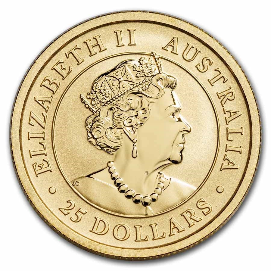 2020 Australia 1/4 Gold Australian Wildlife BU (1 of 2)