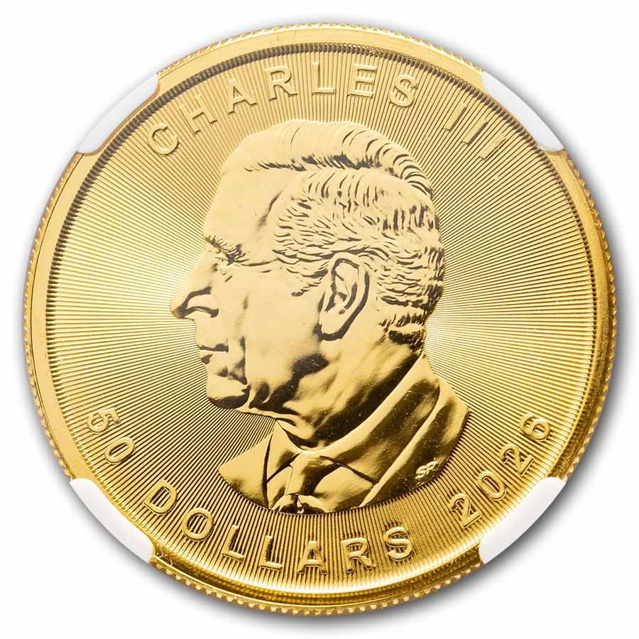2026 Canada 1 oz Gold Maple Leaf Gem BU NGC (1 of 2)