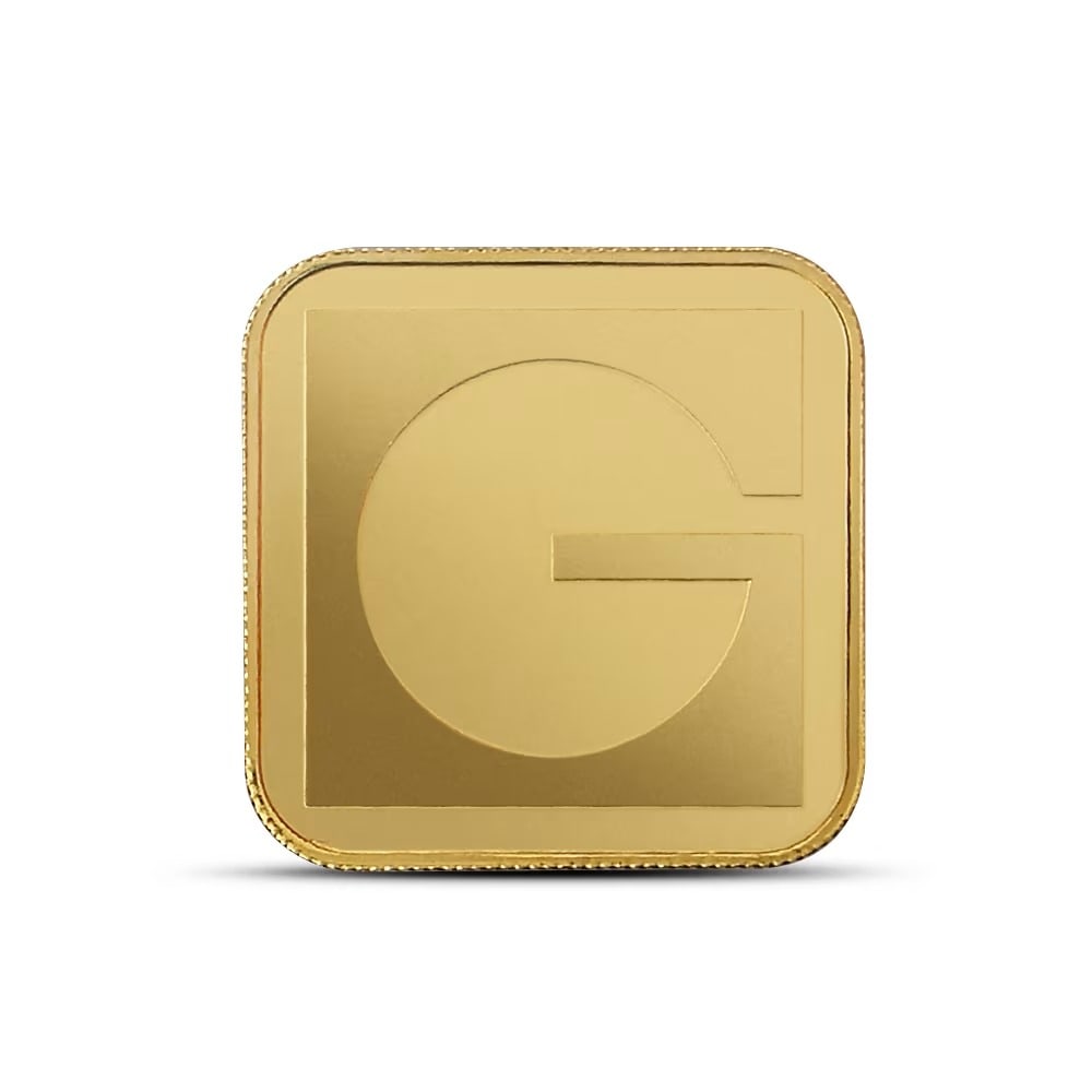 5 Gram GOLD.COM Square Gold Bar (New w/ Assay): 5 gram (.16075 troy oz) .9999 fine gold bar from GOLD.COM celebrates the brands debut and is perfect for collectors or investors seeking small-format bullion with premium presentation. Each bar comes 