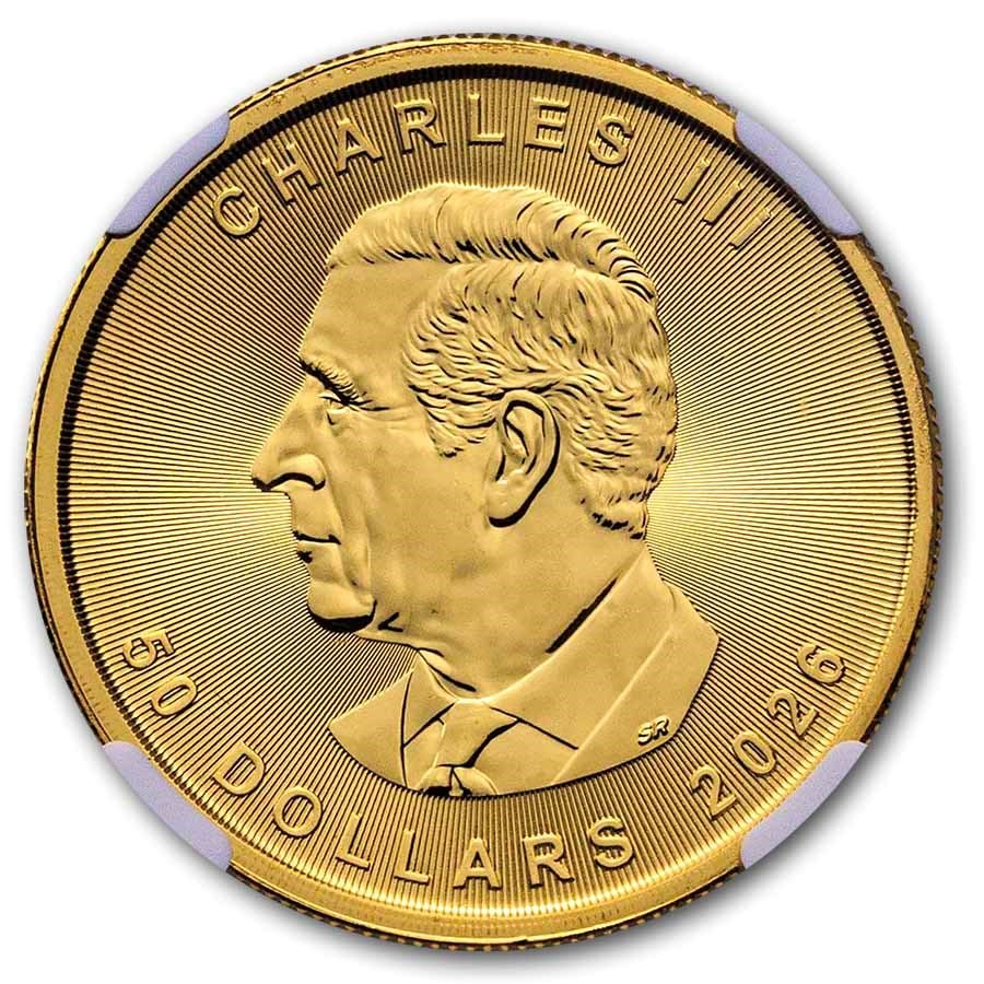 2026 Canada 1 oz Gold Maple Leaf Gem BU NGC First Day Issue (1 of 2)
