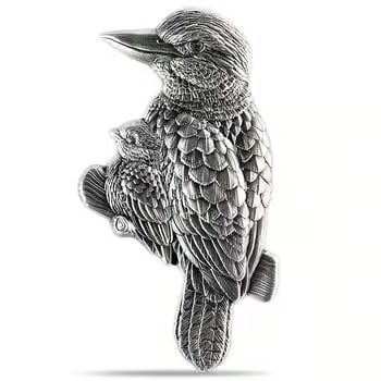 2016 Canada 1.5 oz Silver $8 White Falcon (Abrasions) (1 of 2)