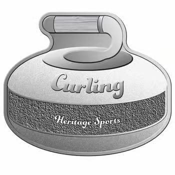 2022 Solomon Islands 1 oz Silver Curling 2-Coin Set - Heritage Sports: This 2022 Solomon Islands 2-coin set features the sport of curling in .999 fine silver. Each 1 oz coin showcases detailed designs representing heritage and athletic tradition. The set highlights preci
